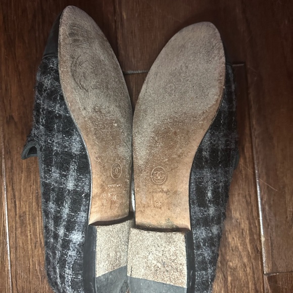 Chanel Tweed 2016 Interlocking CC Loafers Size 39 - Picture 3 of 5